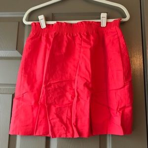 J.Crew Factory Linen Sidewalk Skirt